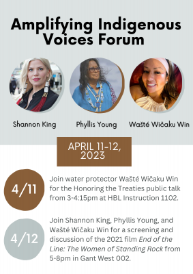 Amplifying Indigenous Voices Forum Flyer